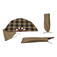 Ventilator za savno, temno karo material