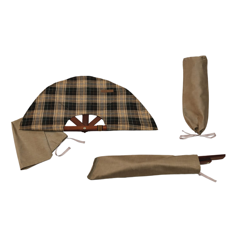 Ventilator za savno, temno karo material