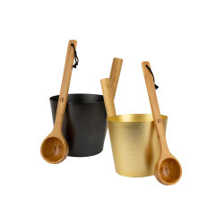 RENTO set aluminijasto vedro in zajemalka 