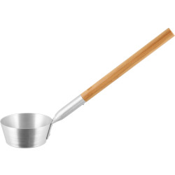 Aluminijasta zajemalka RENTO, naravna 