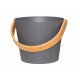 Aluminijasto vedro RENTO, sivo 5 l