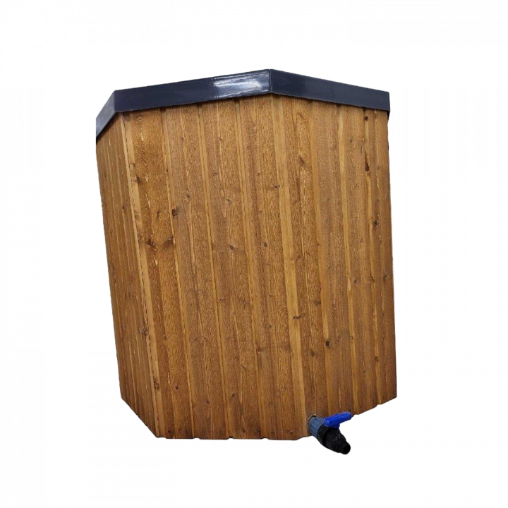 Hladna kad za potop z leseno oblogo, 550 l