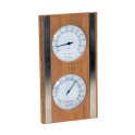 Termo-higrometer SAUFLEX, cedra, bela barva - 0