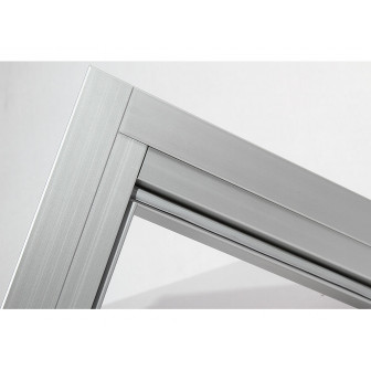 Harvia komplet aluminijastih okvirjev za steklena vrata 9 × 19–21, siv
