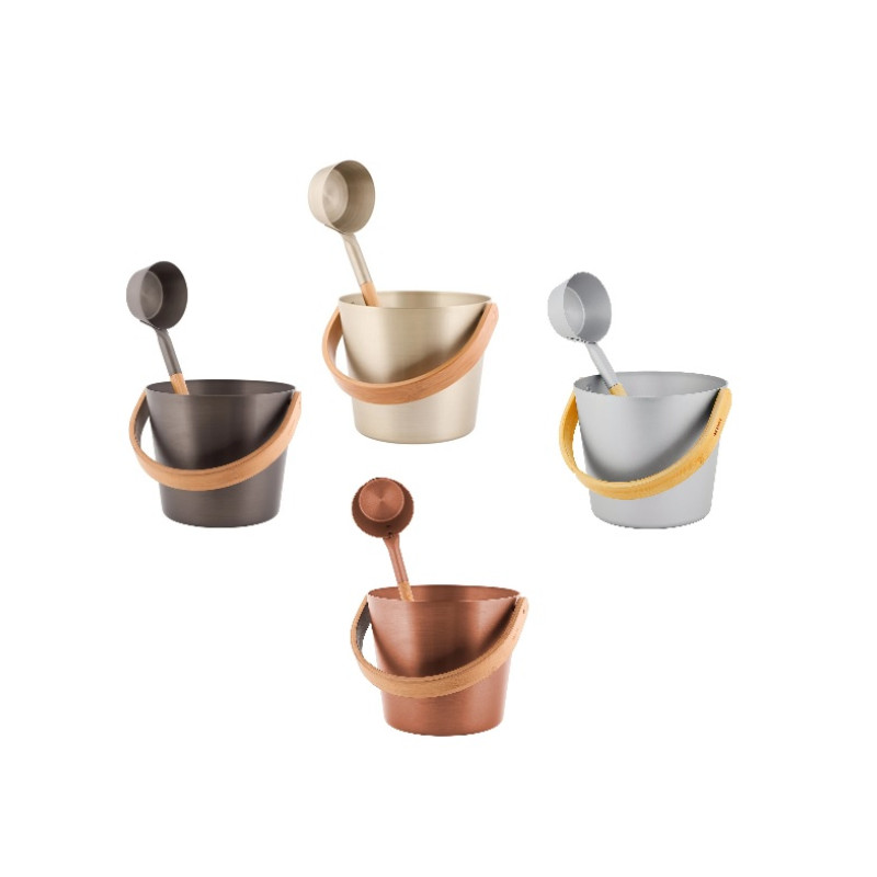 Set večbarvnih veder in zajemalk RENTO 5 l