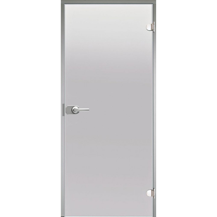 Steklena vrata HARVIA, aluminijast okvir 9 x 21, zaklepljiva