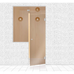 Steklena stena za savne, AD TYPE 4  Steklena stena za savne, AD TYPE 4