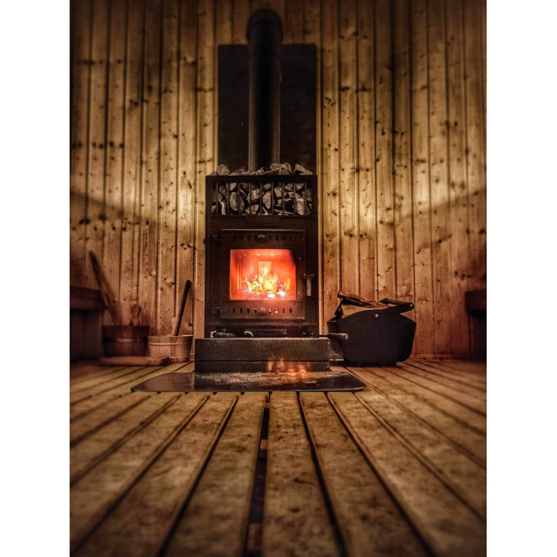 Savna peč na drva - SUMMIT MANASLU OPEN z mrežo