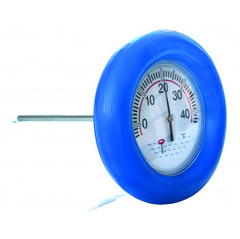 Plavajoči termometer - premer 185 mm, z gumijastim ohišjem