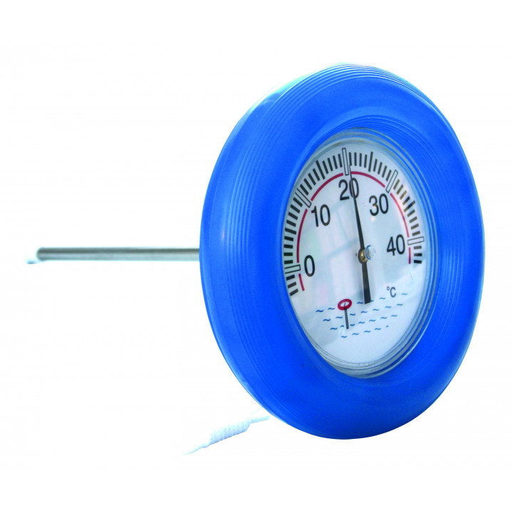 Plavajoči termometer - premer 185 mm, z gumijastim ohišjem