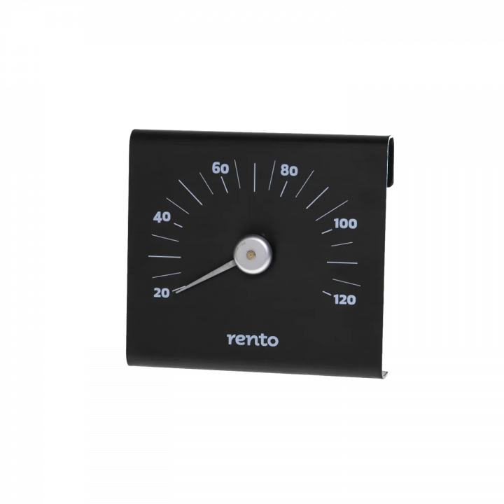 Termometer - RENTO, črn