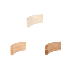 Notranji lok za modularne klopi za savno, 40x140x330 mm 