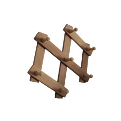 Drsni obešalnik, 7 kavljev 