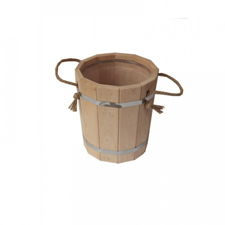 Vedro za savno s plastičnim vložkom, 10 l