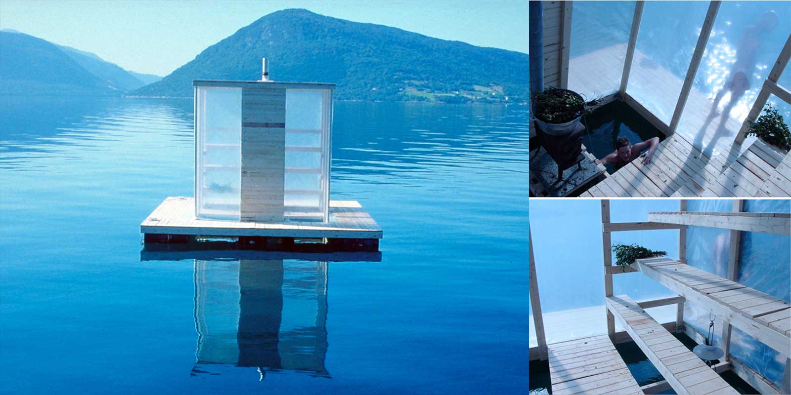 Floating Sauna in Norway